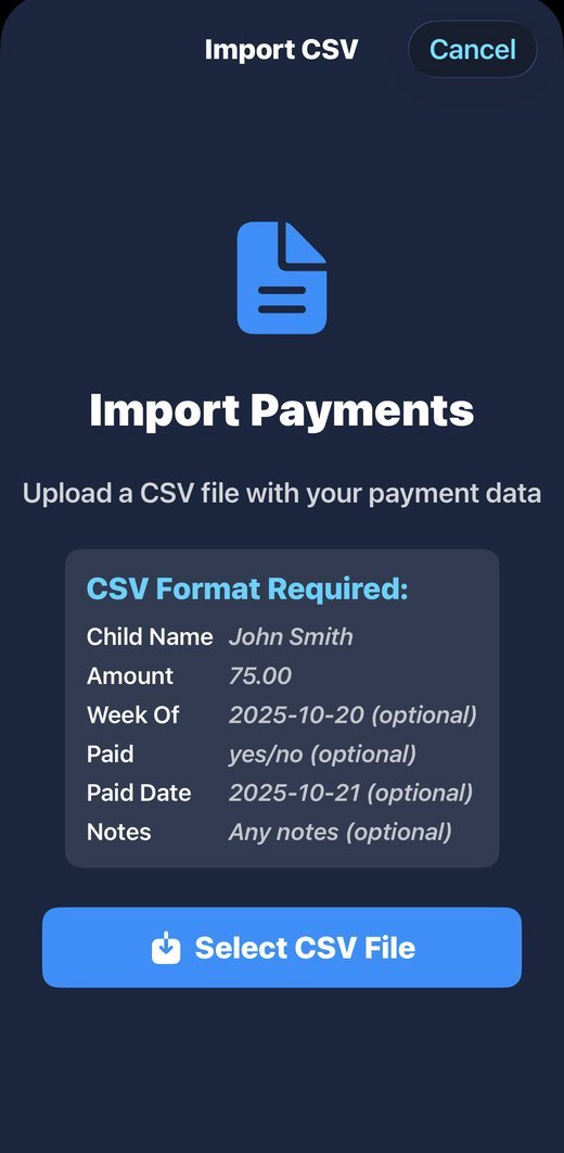 CSV Import and Export